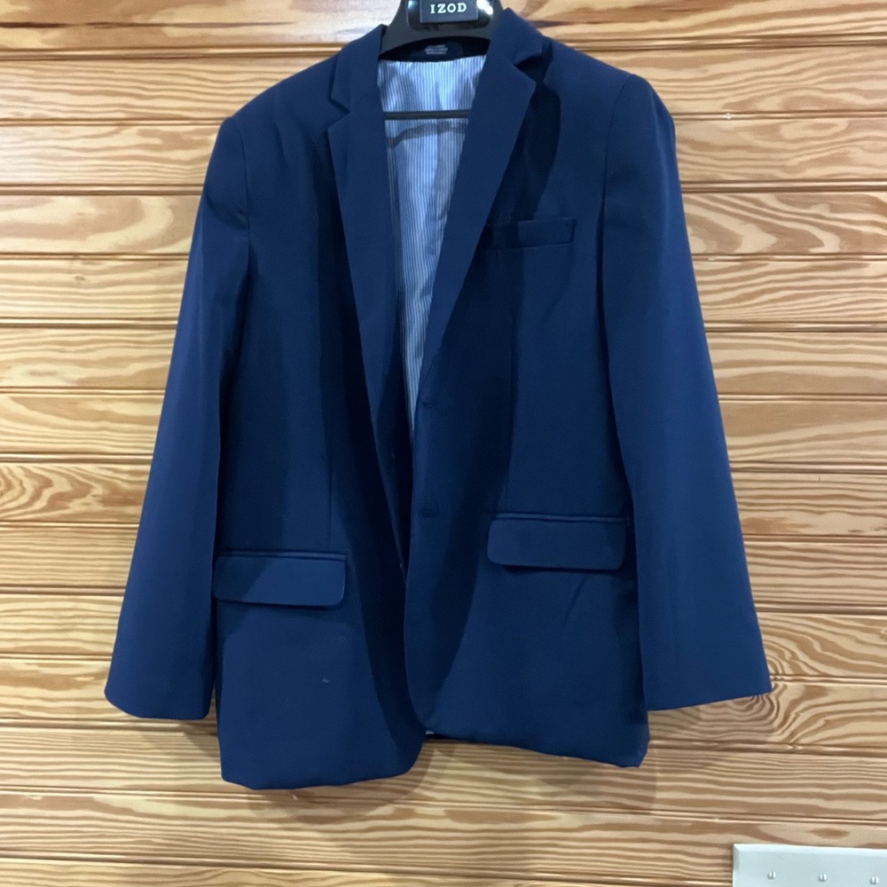 IZOD Boy's Navy Blazer